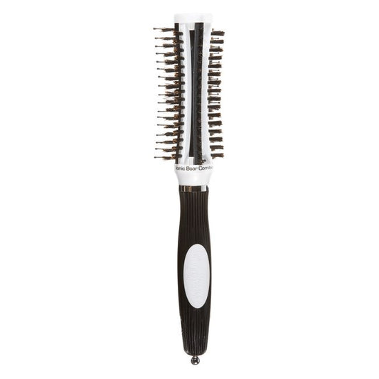 White Smoke Olivia Garden ThermoActive Ionic Boar Combo Brush Collection
