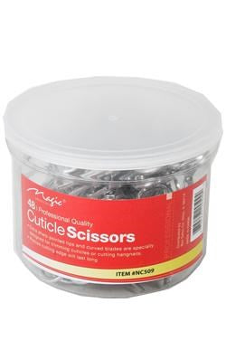 Light Gray MAGIC COLLECTION Cuticle Scissors [48pc/Jar]