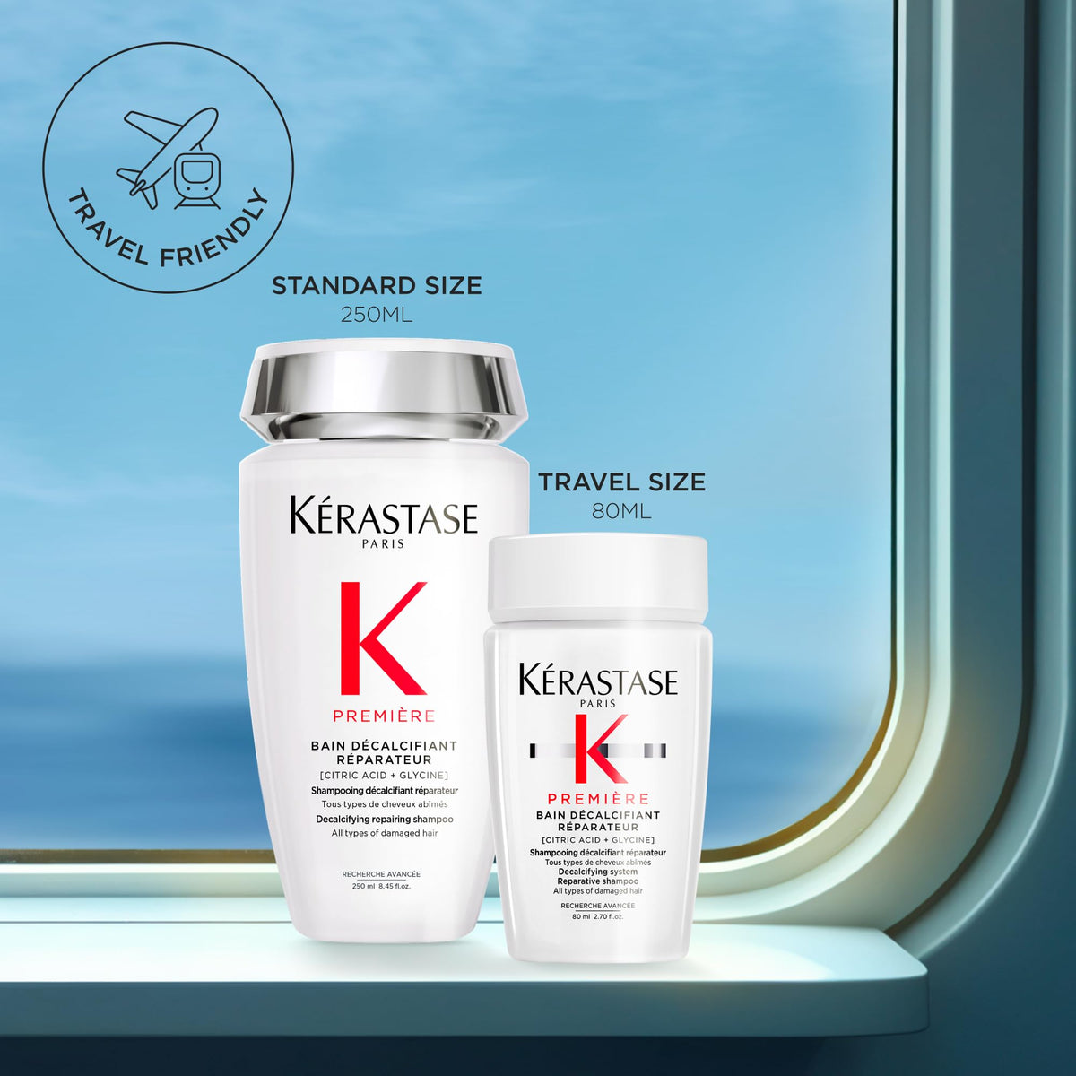 Sky Blue Kerastase Premiere Bain Decalcifiant Shampoo – Repairing, 16.9 Fl Oz