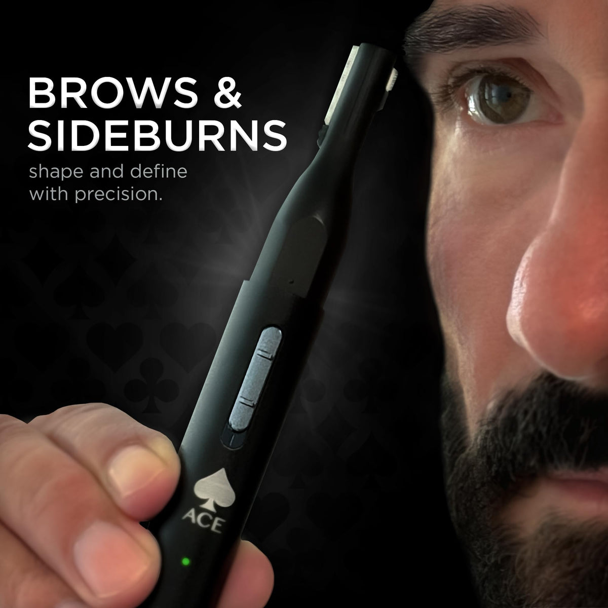 Black StyleCraft Ace Multipurpose Micro Hair Trimmer 3 in 1 Grooming Trimmer