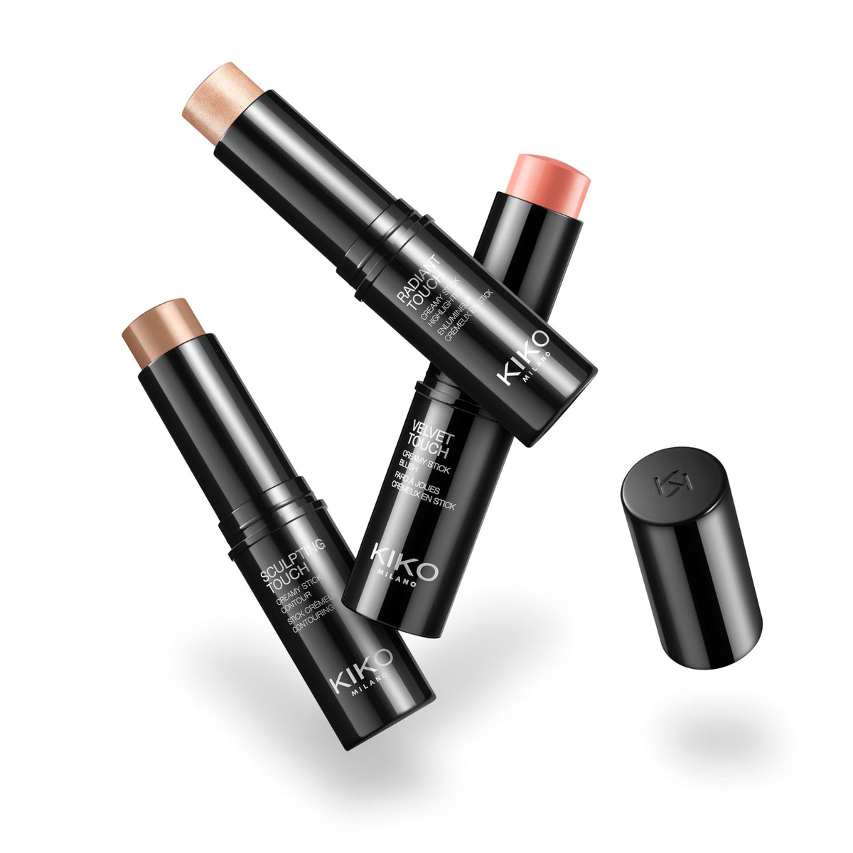 White Smoke KIKO Milano Contouring Face Set - Sculpt, Highlight, Blush