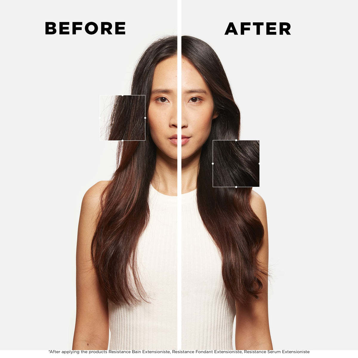 White Smoke KERASTASE Resistance Strengthening Shampoo for Damaged Hair
