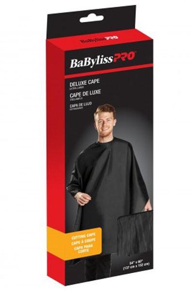 Dark Slate Gray BABYLISS PRO Barber Deluxe Cape with Button