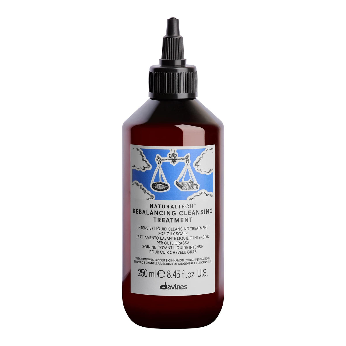 White Smoke Naturaltech Rebalancing Cleansing Treatment, for greasy scalp & heavy hair