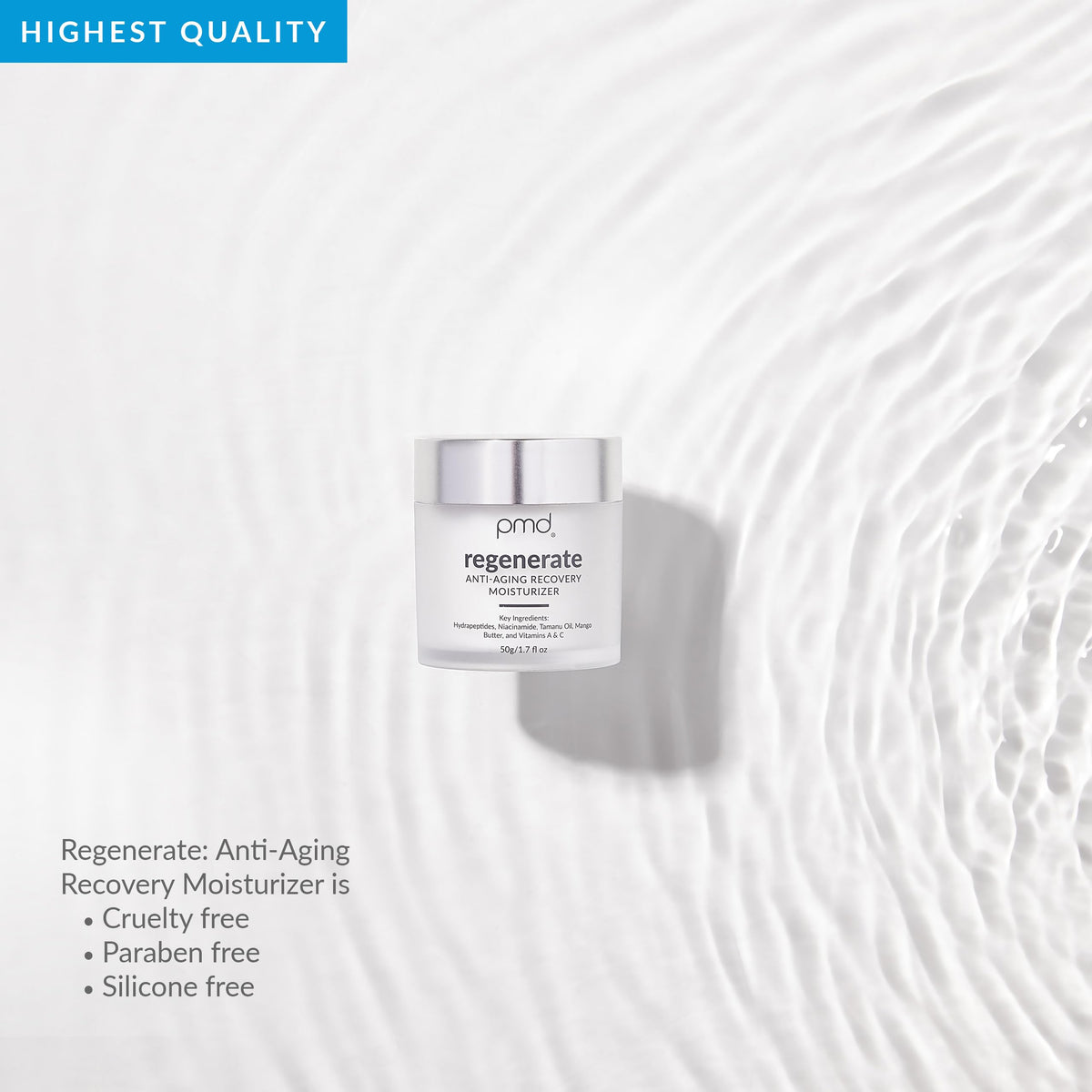 Lavender PMD Regenerate: Anti-Aging Recovery Moisturizer, 50 g
