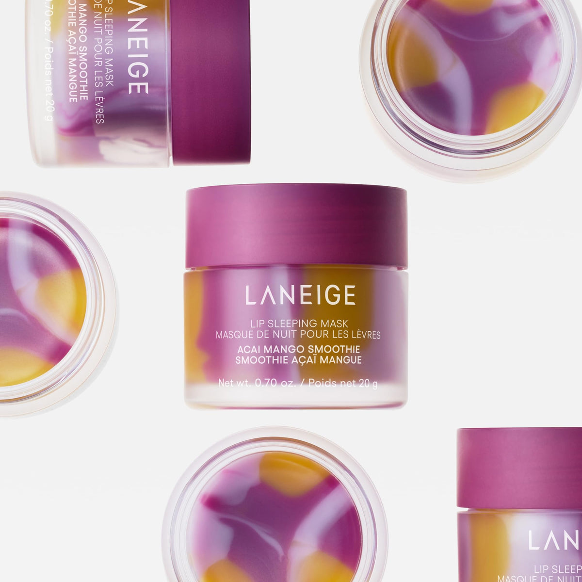 White Smoke LANEIGE Berry Sweet Lip Trio Set