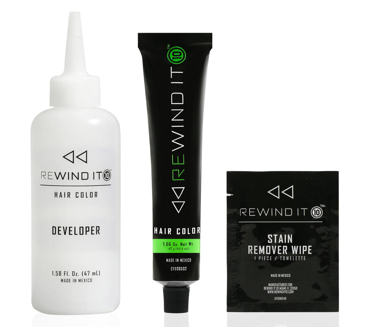 White Smoke REWIND IT 10 Dark Brown Men's Hair Color