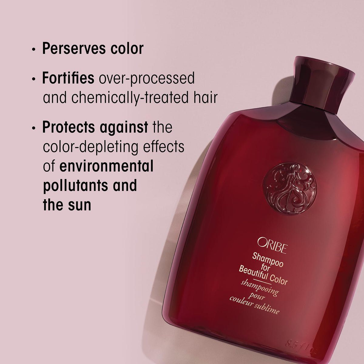 Light Gray Oribe Shampoo For Beautiful Color Liter Refill - Extends & Protects Color