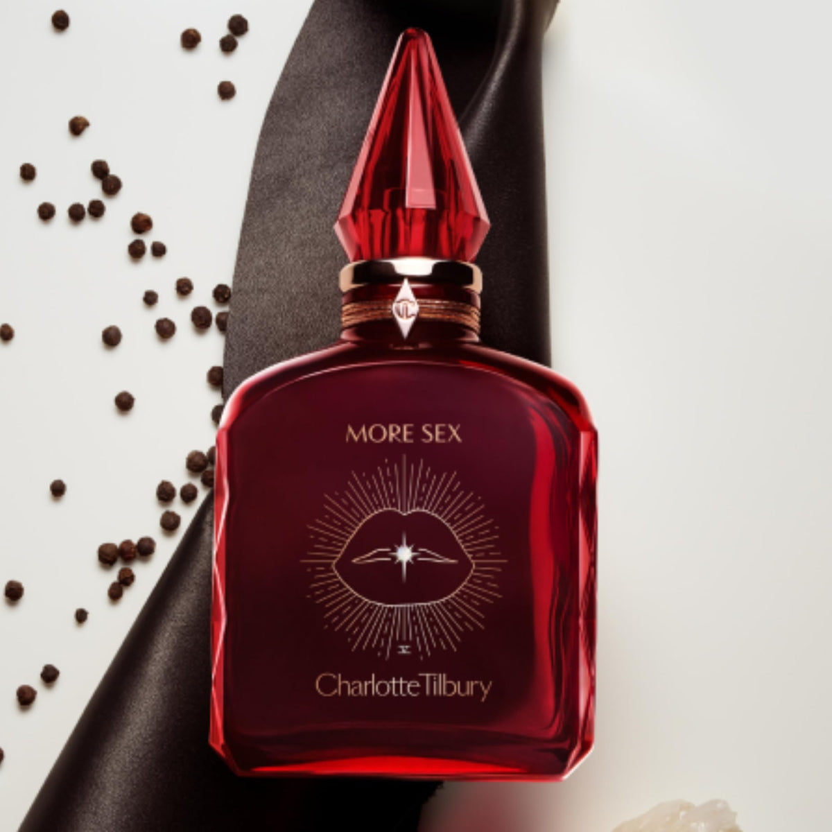 Lavender Charlotte Tilbury More Sex Eau De Parfum - Pheromone Enhancing Sandalwood Perfume with Naturally-Derived Oils - Long-Lasting Scent with Notes of Black Pepper, Velvety Musk & Ambery Wood