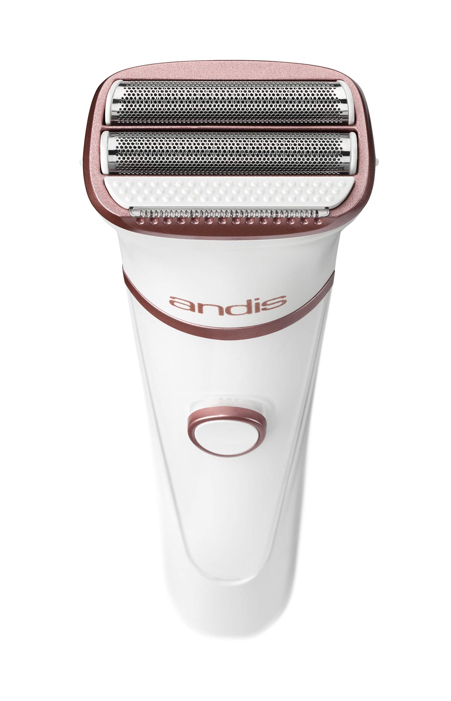 White Smoke Andis 31015 Close Curves Electric Shaver for Women - Perfect for Legs, Bikini Area & Underarms Hair Removal - Rechargeable Cordless Wet & Dry Shaver, Lightweight - 6 Piece Kit