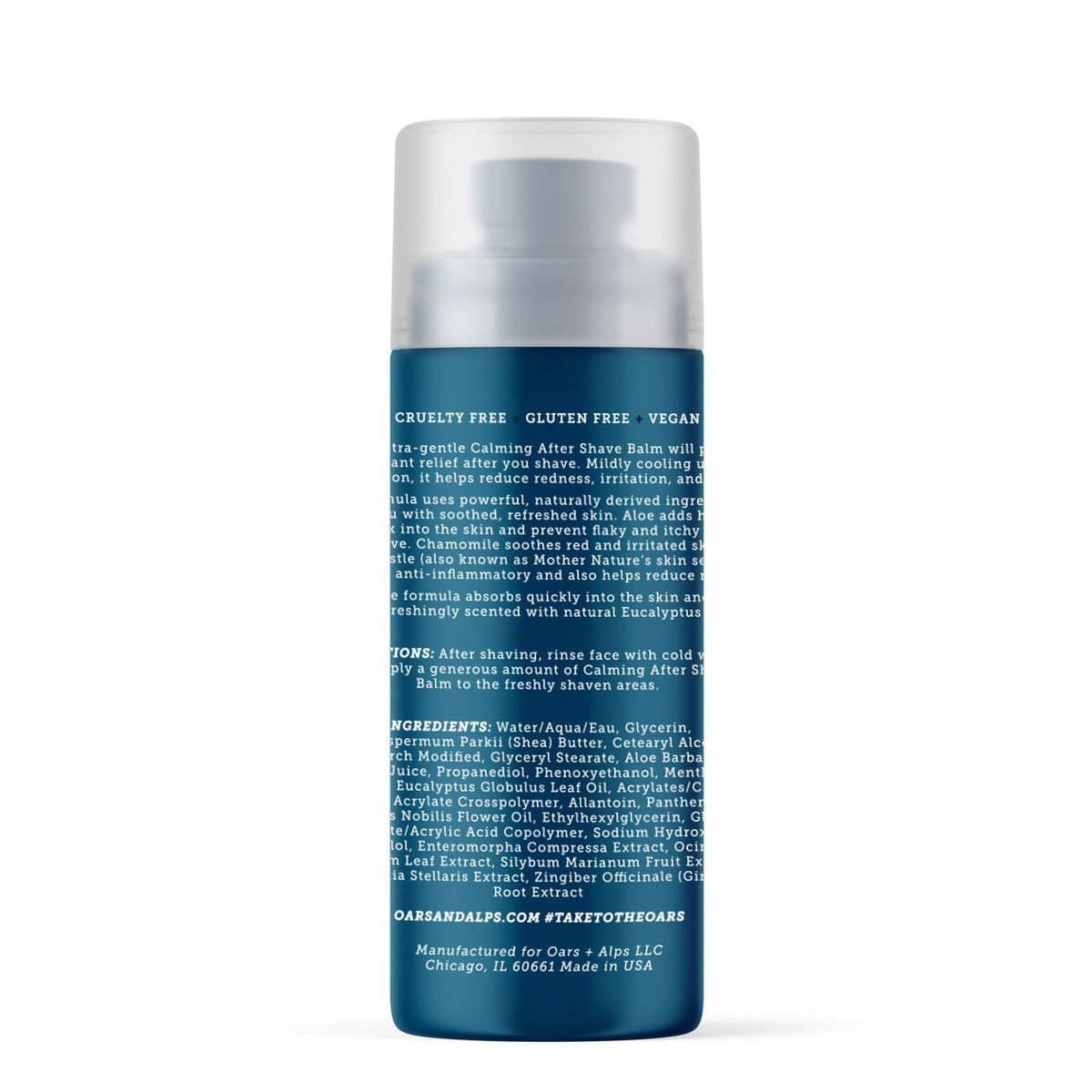 Dark Slate Gray Oars + Alps Calming After Shave Balm and Lotion for Men, 1pk, 2.9 Fl Oz