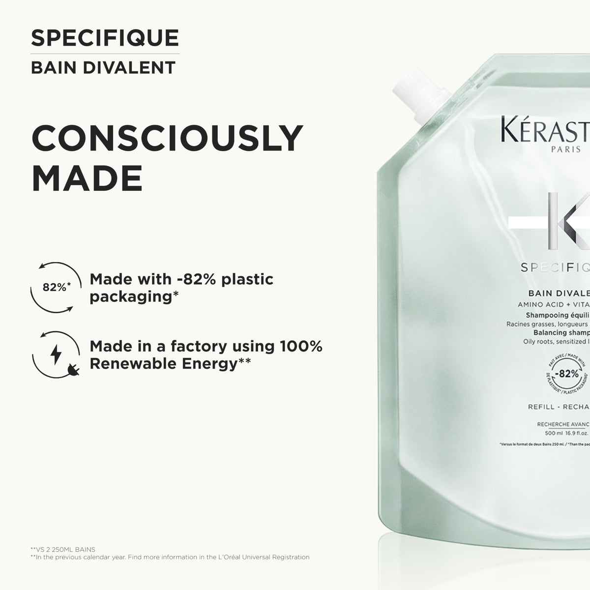 White Smoke Kerastase Specifique Balancing Shampoo For Oily Scalp & Hair