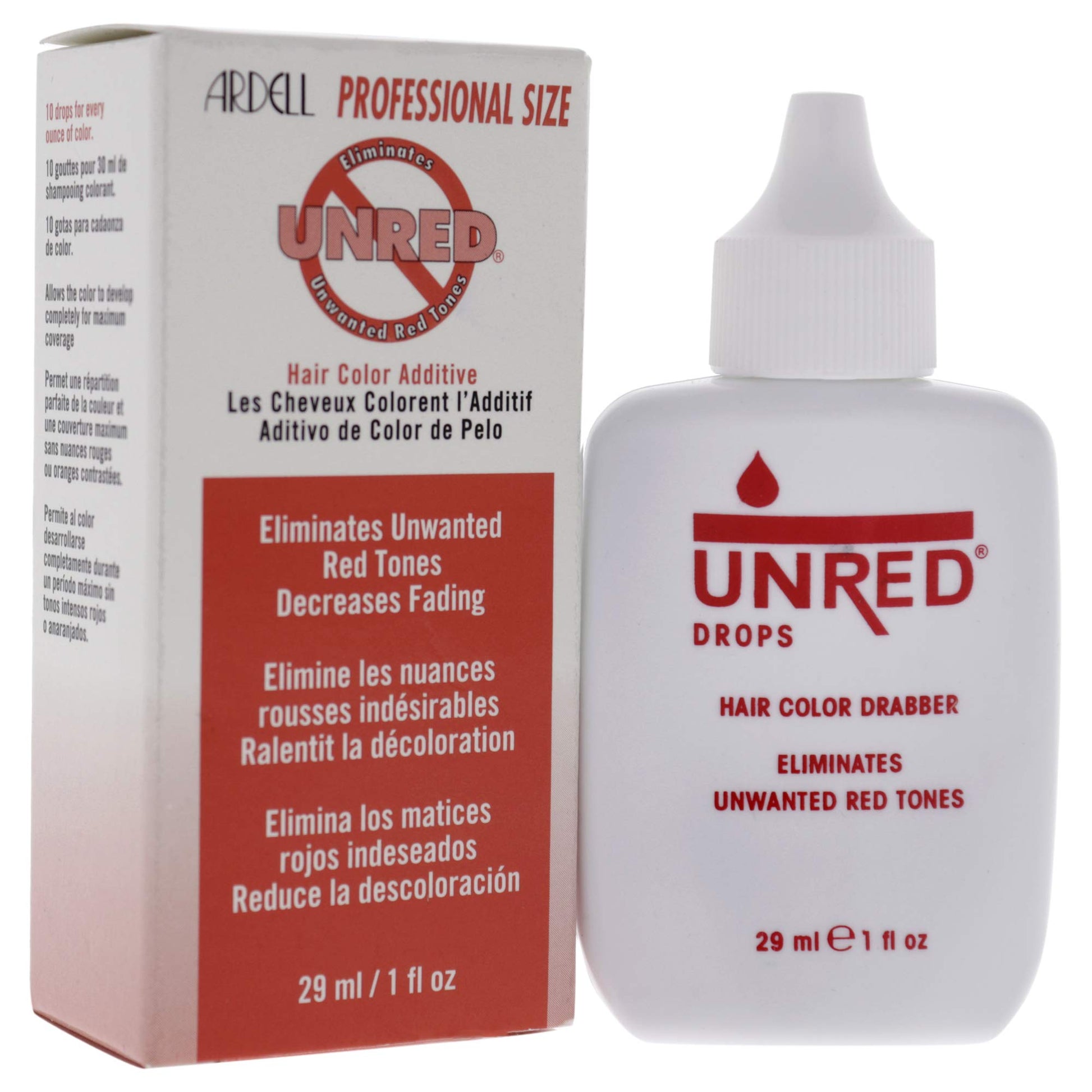 White Smoke Ardell Unred Additive – Neutralizes Red Tones in Hair-Dye for Brassy Hairs, Hair Toner, Enhance Semi Permanent Hair Color for Women, 1 oz