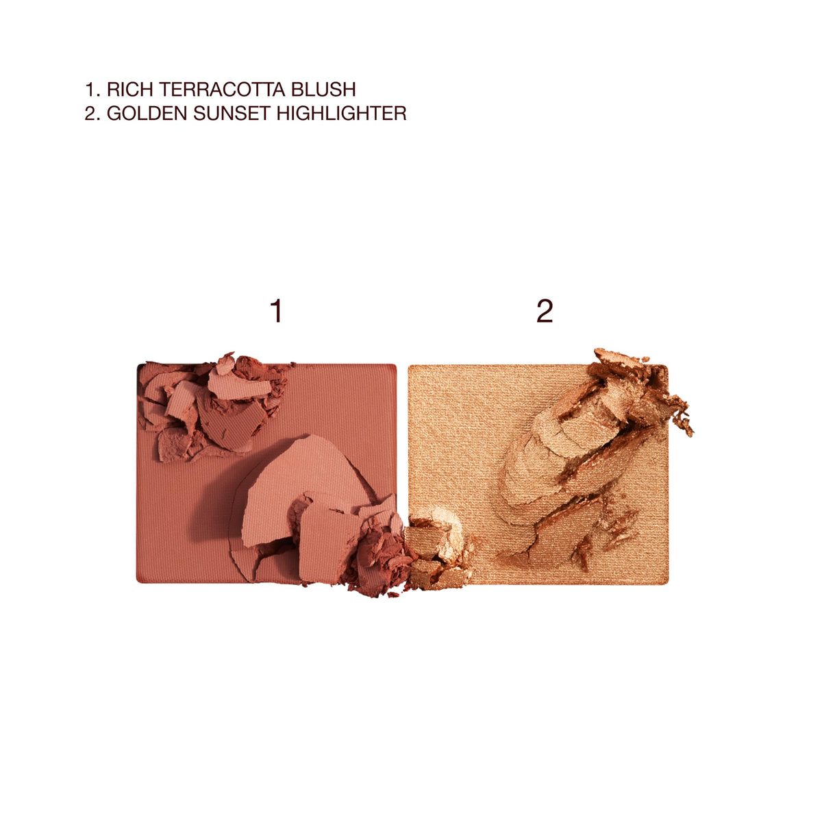 White Smoke Charlotte Tilbury Mini Hollywood Blush & Glow Glide Palette - Powder Duo