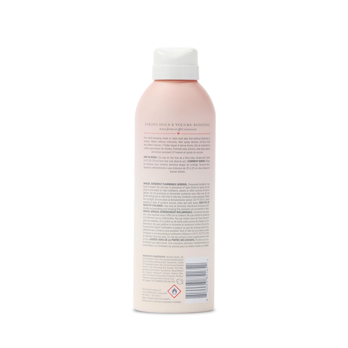 Light Gray Drybar Rum Punch Strong Hold Volumizing Hairspray, 9 oz