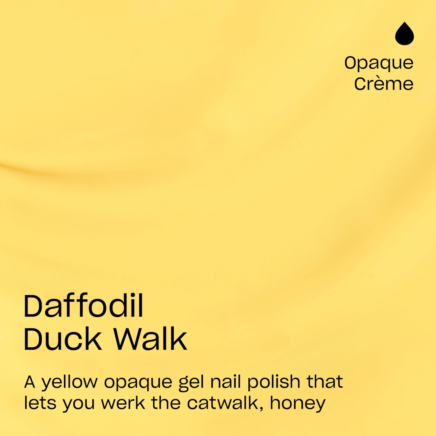 Light Goldenrod OPI GelColor Daffodil Duck Walk | Opaque Bright Yellow Crème LED Cure Gel Nail Polish | Salon-Quality Shine, Long-Lasting Wear | 0.5 Fl Oz | Make 'Em Jelly! Collection | Summer 2025