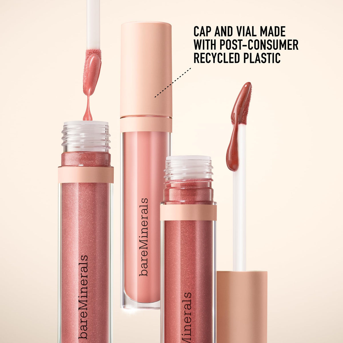 Seashell bareMinerals Mineralist Lip Gloss-Balm, Adventure, 0.13 oz