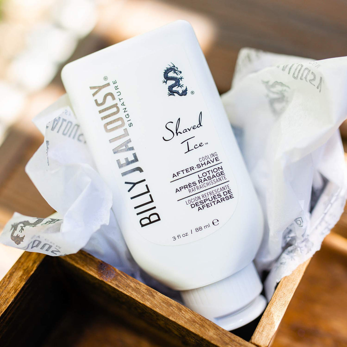 Lavender Billy Jealousy Shaved Ice After Shave Balm for Men with Aloe Leaf Juice, Cools & Hydrates Skin, Relieves Razor Irritation and Prevents Ingrown Hairs, 3 Fl Oz