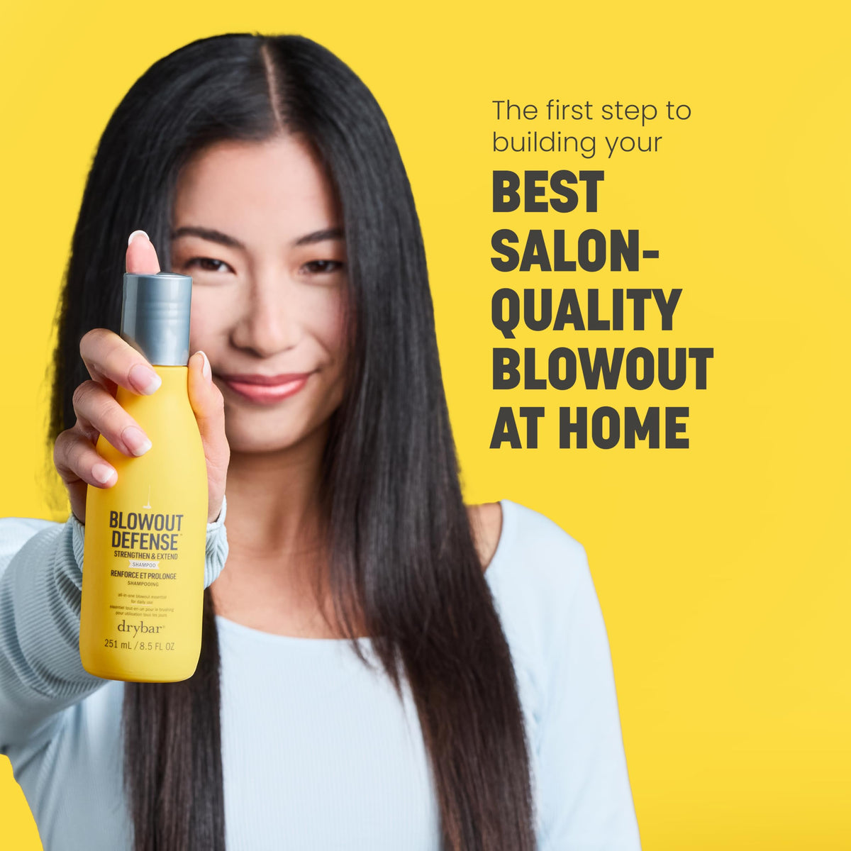 Sandy Brown Drybar Blowout Defense Strengthen & Extend Shampoo
