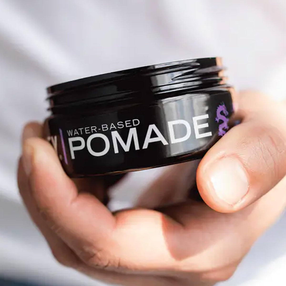Lavender Billy Jealousy Lunatic Fringe Water-Based Pomade for Men, Strong Hold, High Shine, Water Soluble and Vegan Hair Product Ideal for Medium to Long Thick Mane, 3 oz