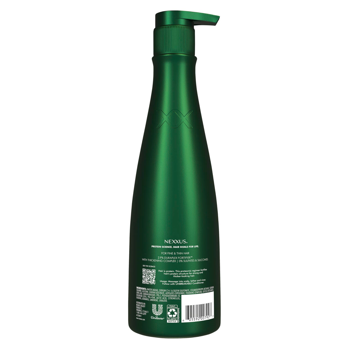 White Smoke Nexxus Unbreakable Strength Shampoo for Fine, Thin Hair, 13.5