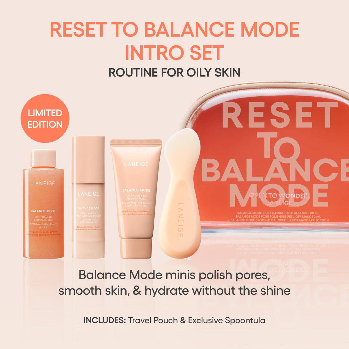 Antique White LANEIGE Balance Mode Shine Control Pore-Minimizing Lightweight Moisturizer