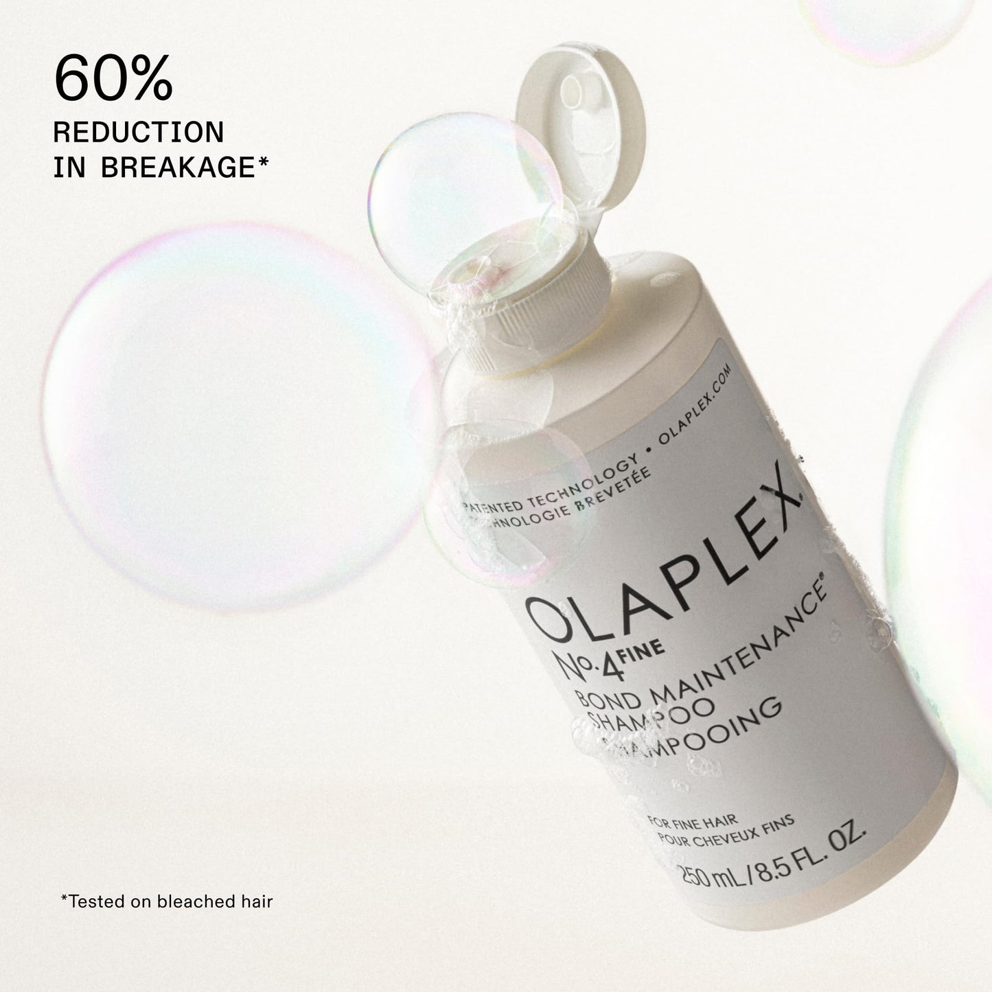 White Smoke Bundle of Olaplex No.4FINE Bond Maintenance® Shampoo, Ultra-light(8.5 Fl Oz) + Olaplex Nº.5FINE Bond Maintenance® Conditioner (8.5 Fl Oz)