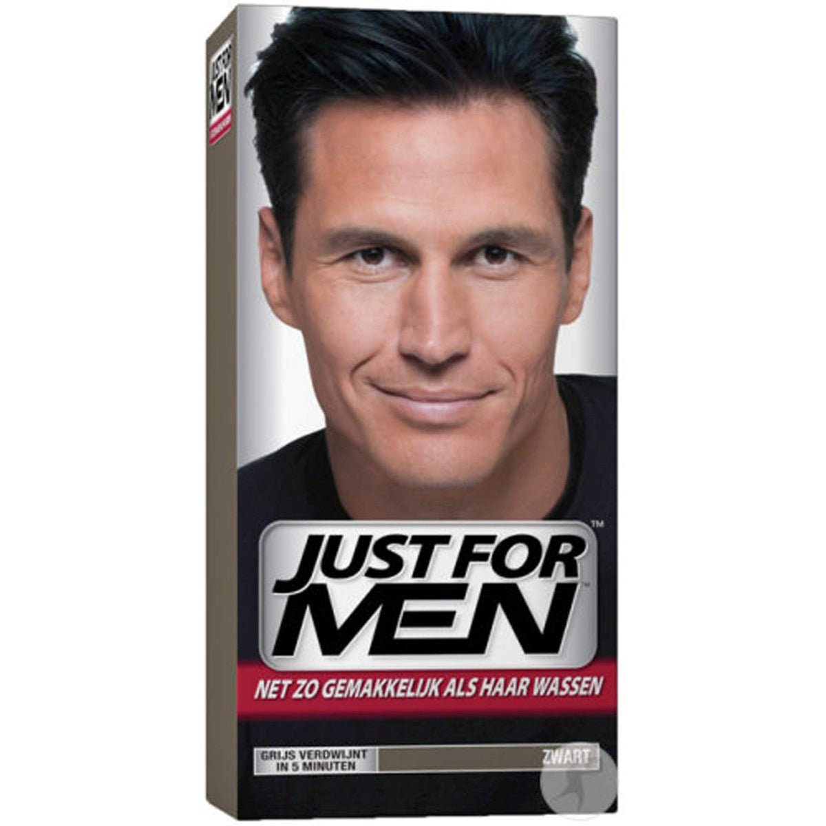 Black Just For Men Shampoo-In Haircolor, Real Black H-55