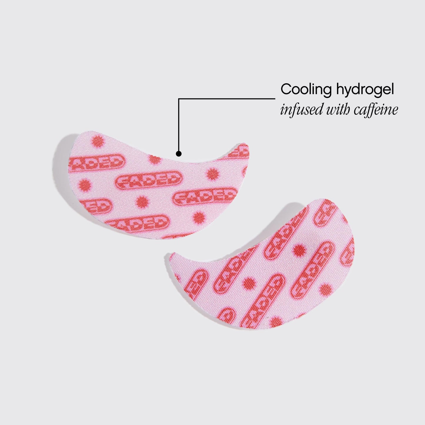 Lavender Topicals Faded Brightening Under Eye Masks | Patches to Depuff, Hydrate, Brighten and Cool | Reduce Dark Circles and Fine Lines | Contains Kojic Acid, Caffeine and Niacinamide (Set of 6)
