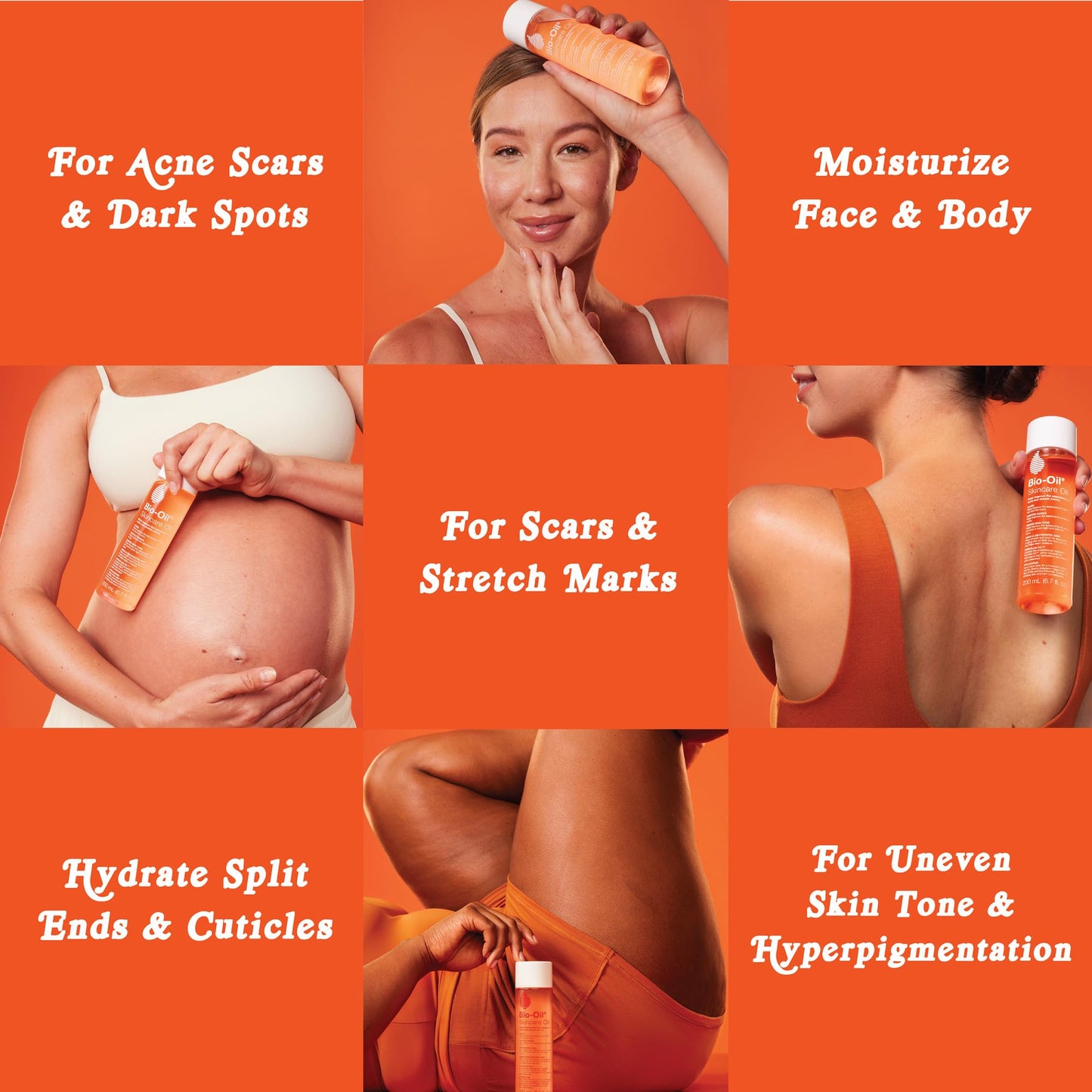 Chocolate Bio-Oil Skincare Body Oil Serum, Face and Body Moisturizer with Vitamin E & A, for Scars, Stretch Marks, Sensitive Skin, All Skin Types, Dermatologist Recommended, Non-Comedogenic, 2 Oz