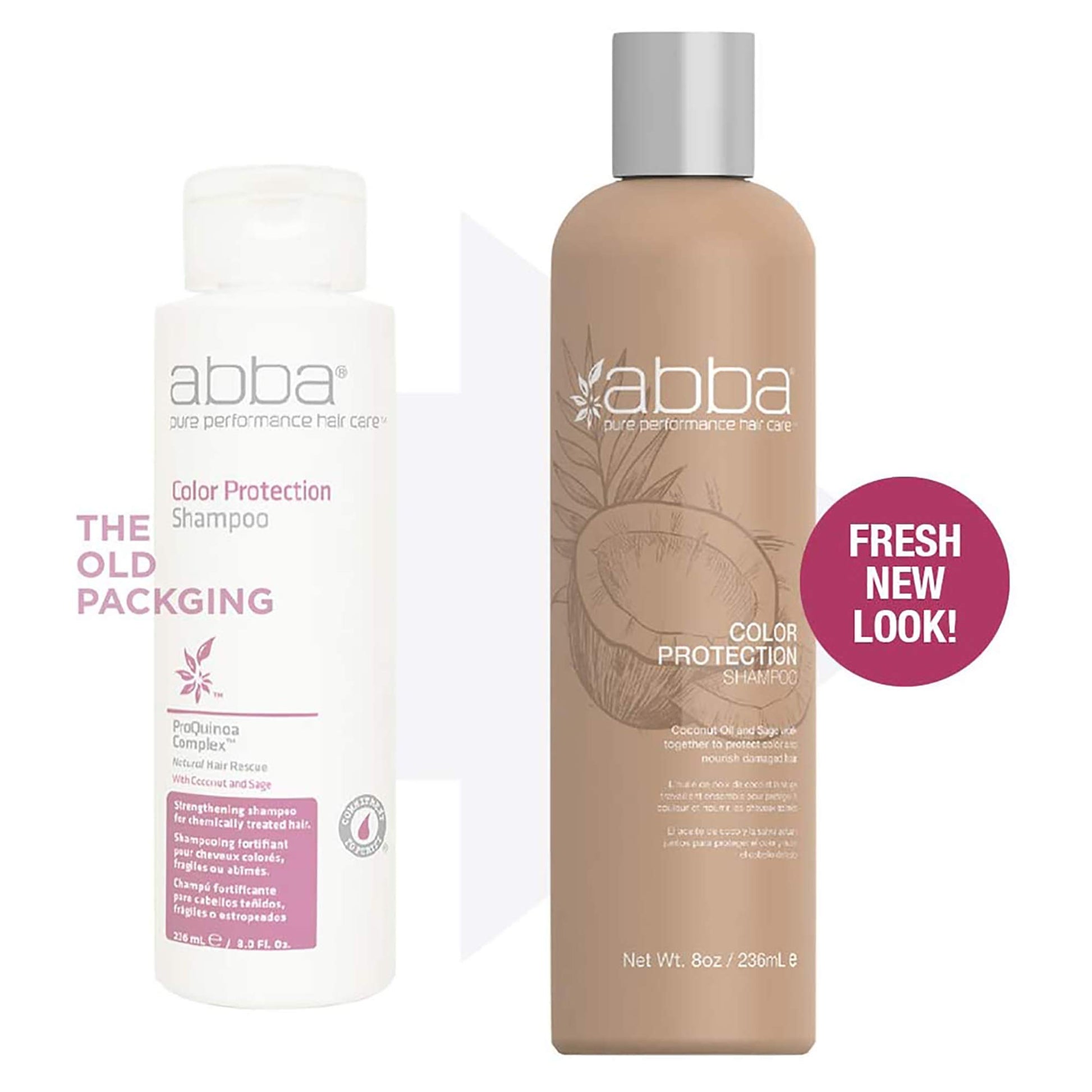 White Smoke Abba Pure Color Protect Shampoo, 8.45-Ounce Bottle (Pack of 1)