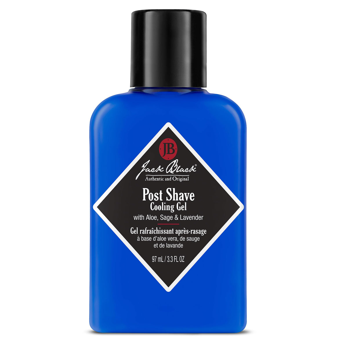 White Smoke Jack Black Post Shave Cooling Gel - Clear After Shave Gel for Men, Men’s Aftershave Gel, Natural Ingredient Razor Burn & Skincare