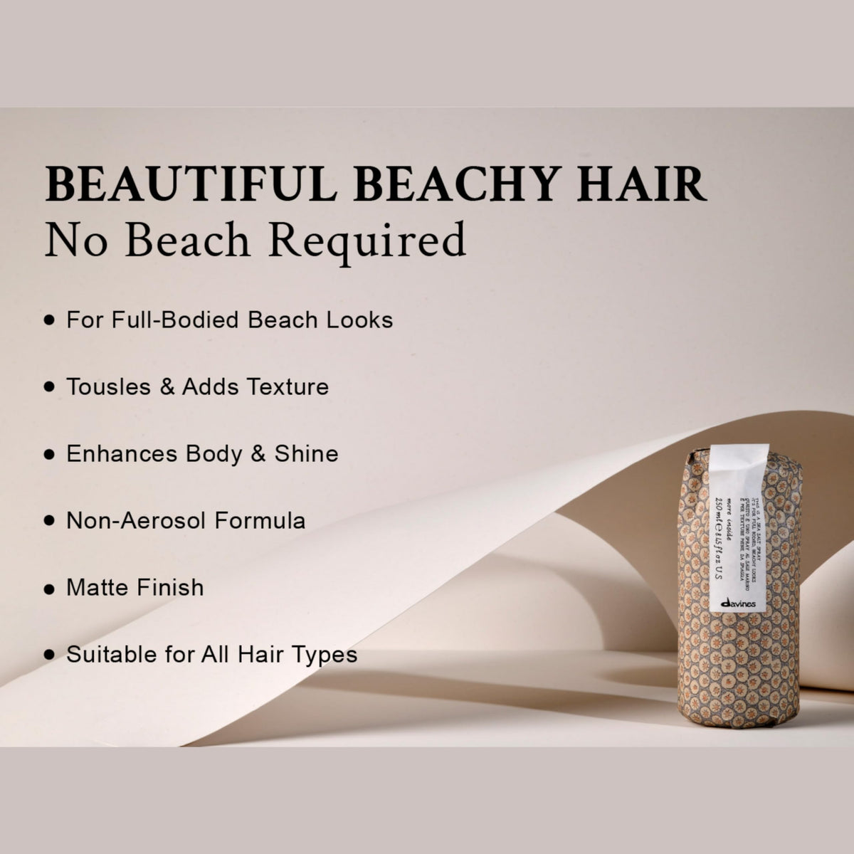 Light Gray Davines This Is A Sea Salt Spray