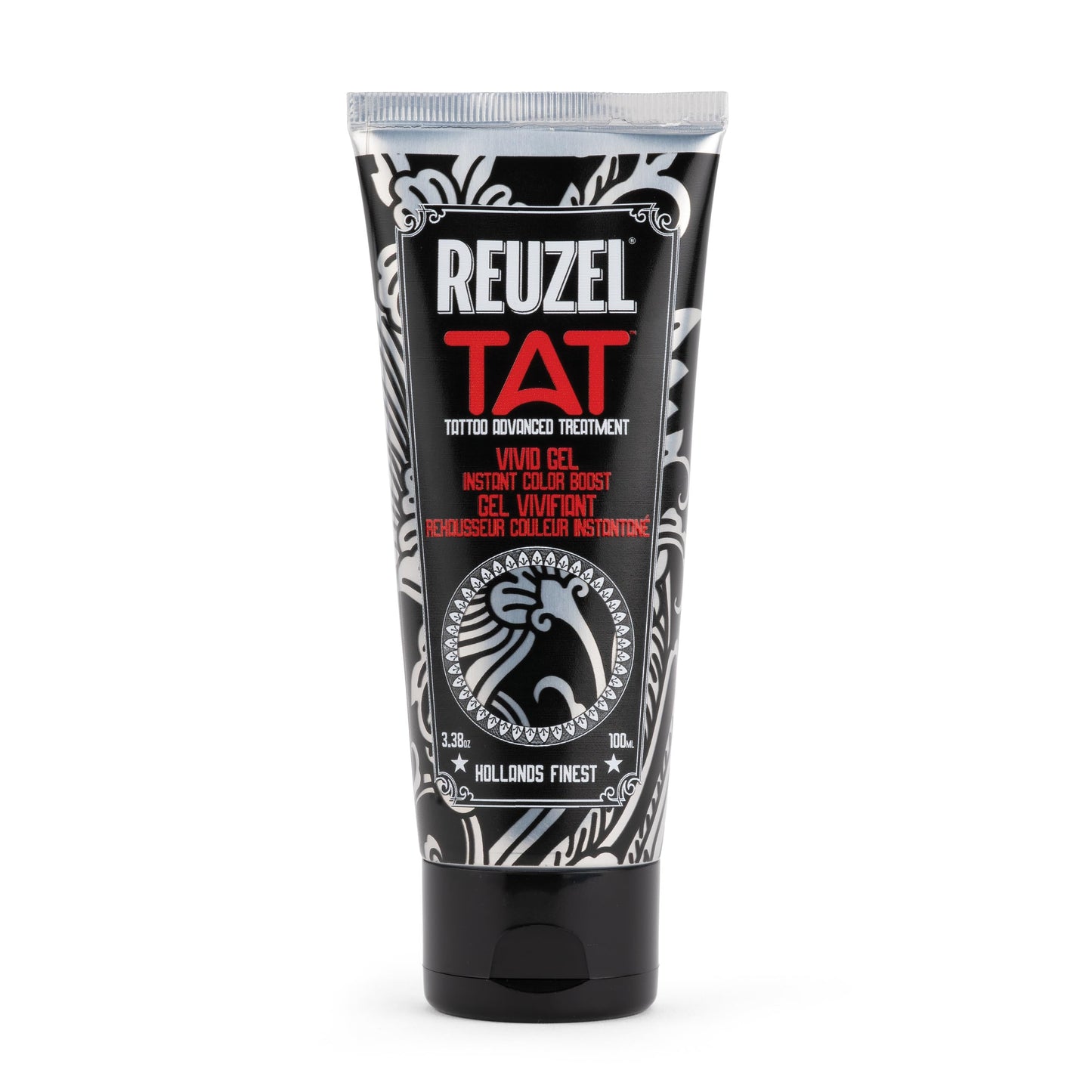 White Smoke REUZEL Vivid Gel, Color Enhancement Revives Tattoos, Moisturizes, Soothes, Vegan Formula and Natural Ingredients, Petroleum Free, 3.38 oz