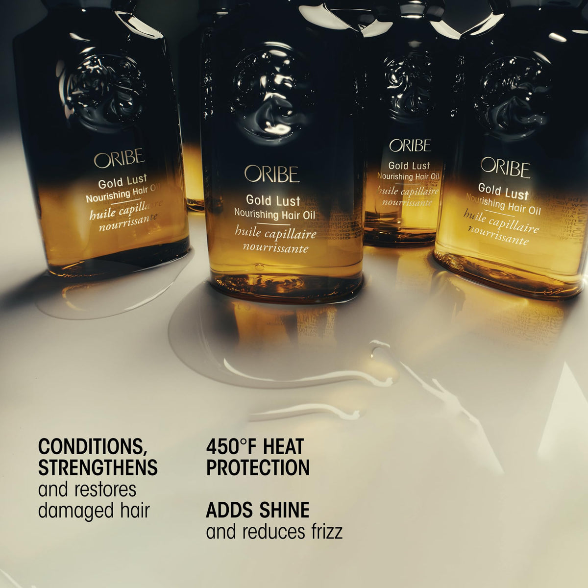 Gray Oribe Gold Lust Holiday Set - Gold Lust Shampoo, Conditioner & Hair Oil
