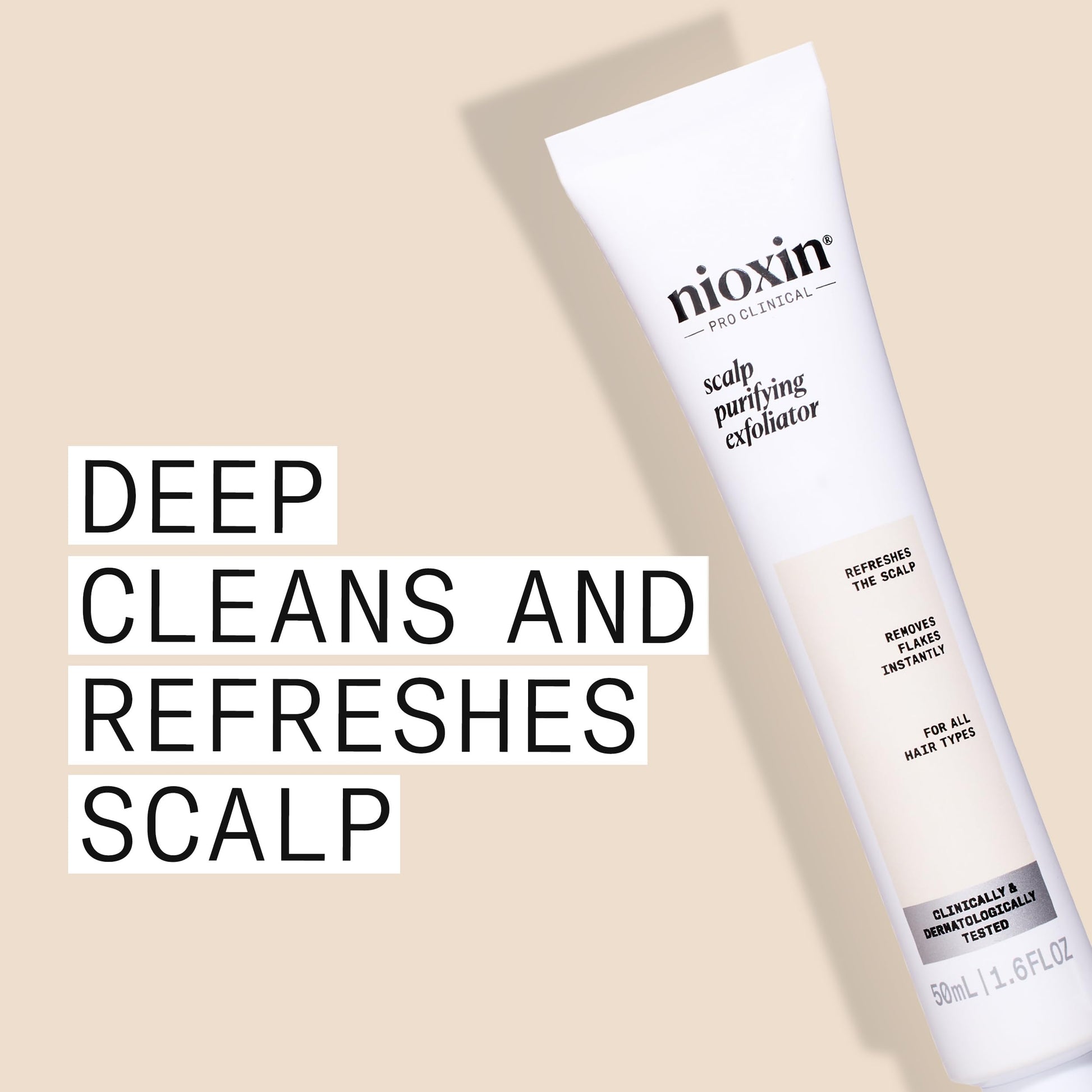 Light Gray Nioxin Scalp Recovery System Moisturizing Conditioner | With Pyrithione Zinc and Green Tea Extracts | 6.7 Fl oz.