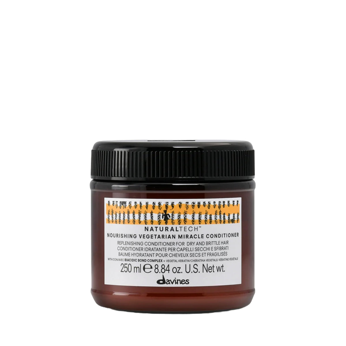 Black Naturaltech Vegetarian Miracle Conditioner Repairs Damaged & Fragile Hair