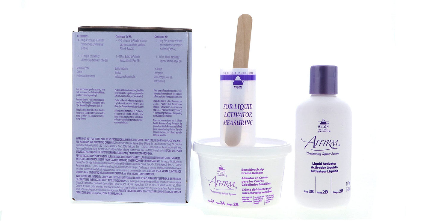 White Smoke Affirm Relaxer Kit 4 Applications by Affirm