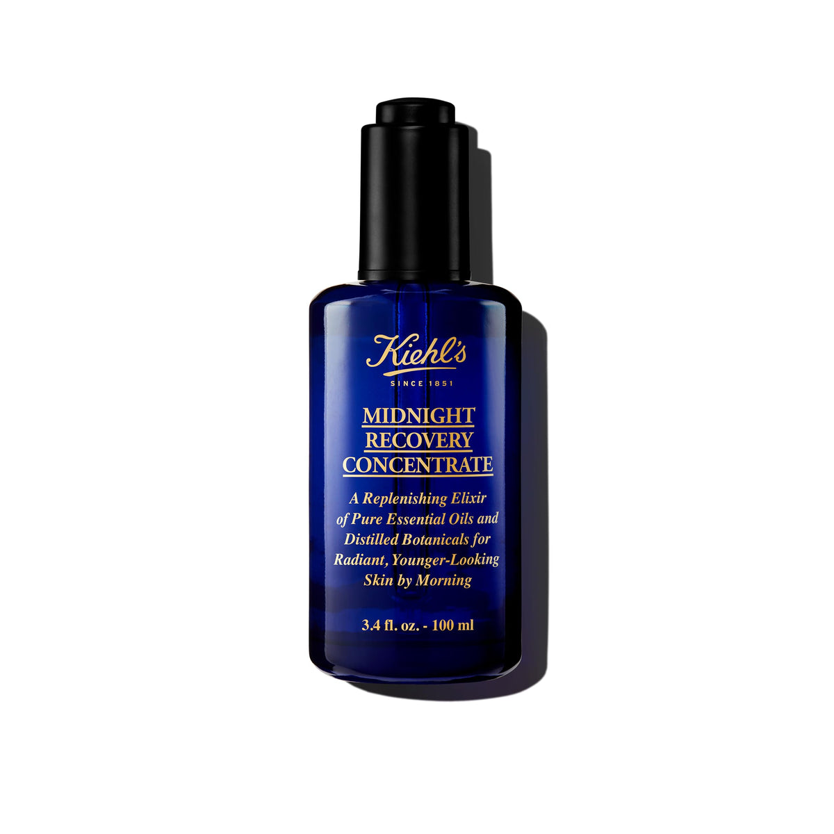 White Smoke Kiehl's - Midnight Recovery Concentrate - Restores Radiance - 3.4 fl oz