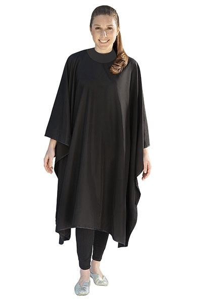 White Smoke BABYLISS PRO Extra-Large Neoprene Collar Cutting Cape with Button