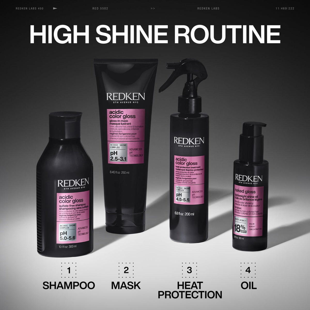 Redken Acidic Color Gloss Gloss-in-Mask – For Hair Shine, 8.5 Fl Oz
