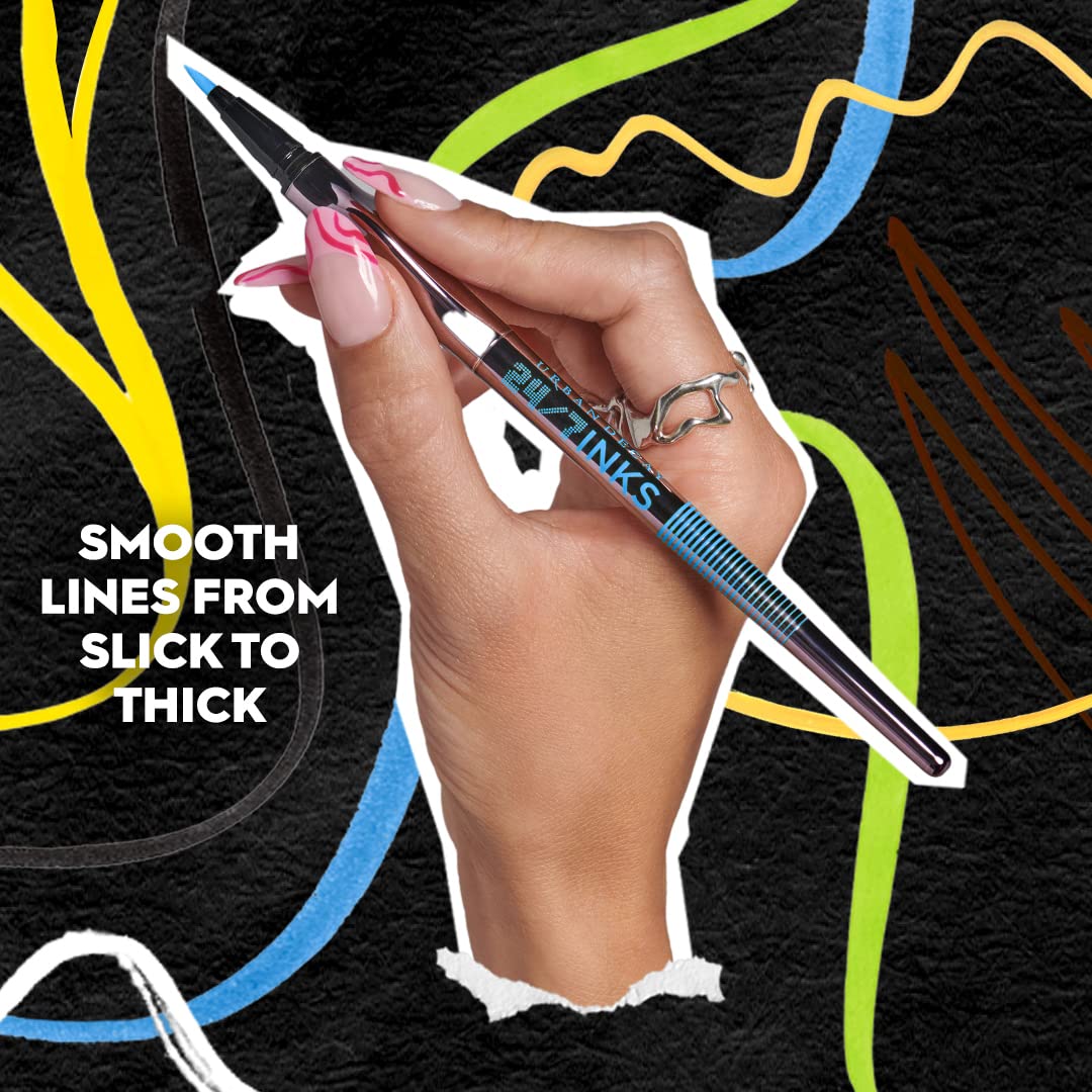 Black Urban Decay 24/7 Inks Liquid Matte Black Eyeliner Pen (Zero)