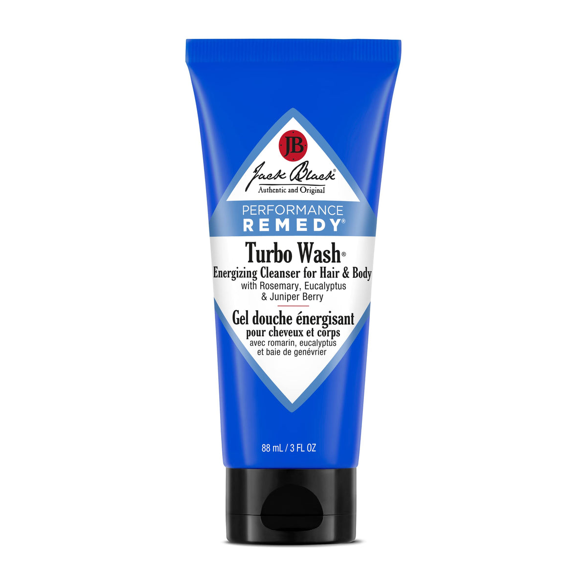White Smoke Jack Black Jetsetter Travel Size Skin Care Set for Men with Luxe Travel Bag