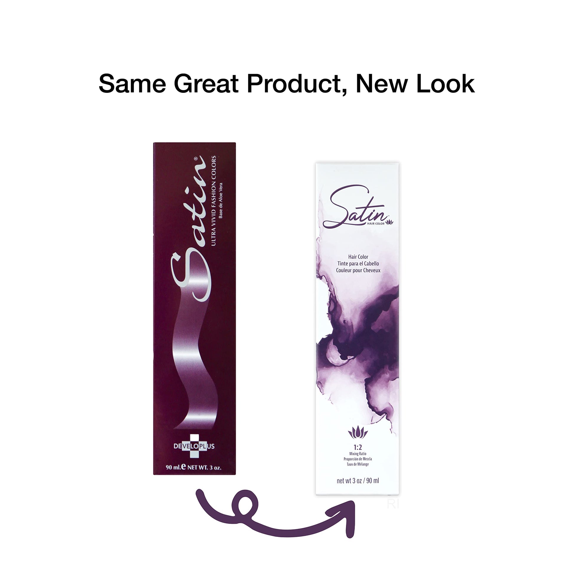 White Smoke Satin Hair Color - ultra vivid fashion colors - 5N