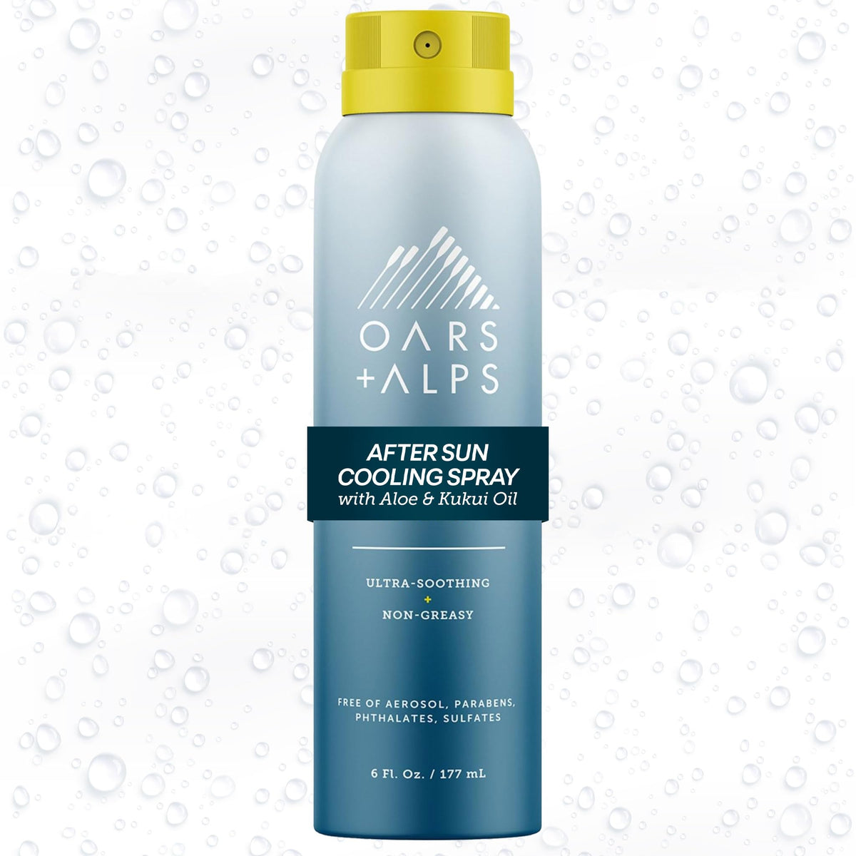 White Smoke Oars + Alps After Sun Cooling Spray, Soothing Sunburn Relief, 1pk, 6oz