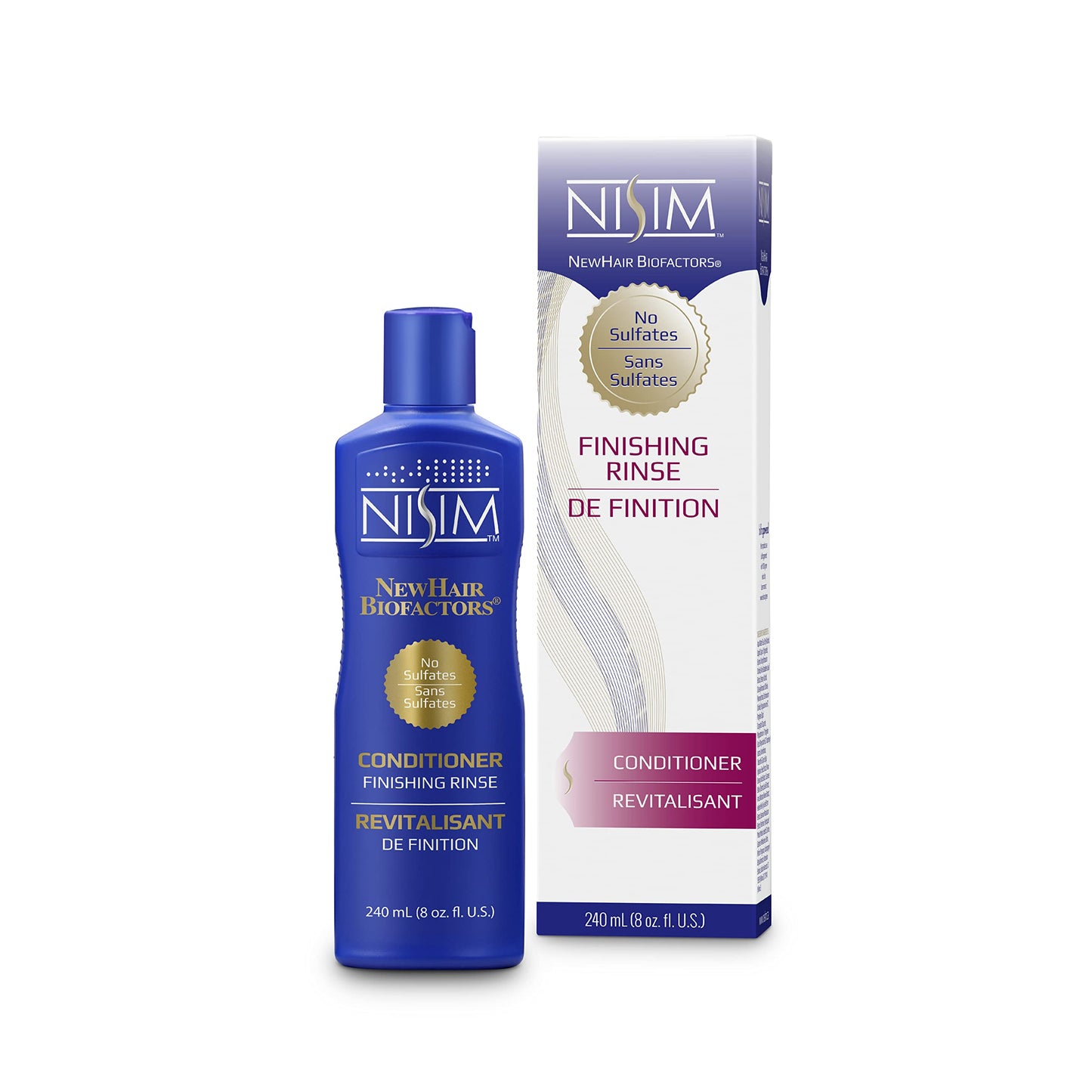 White Smoke NISIM - Finishing Rinse Conditioner, 8 oz