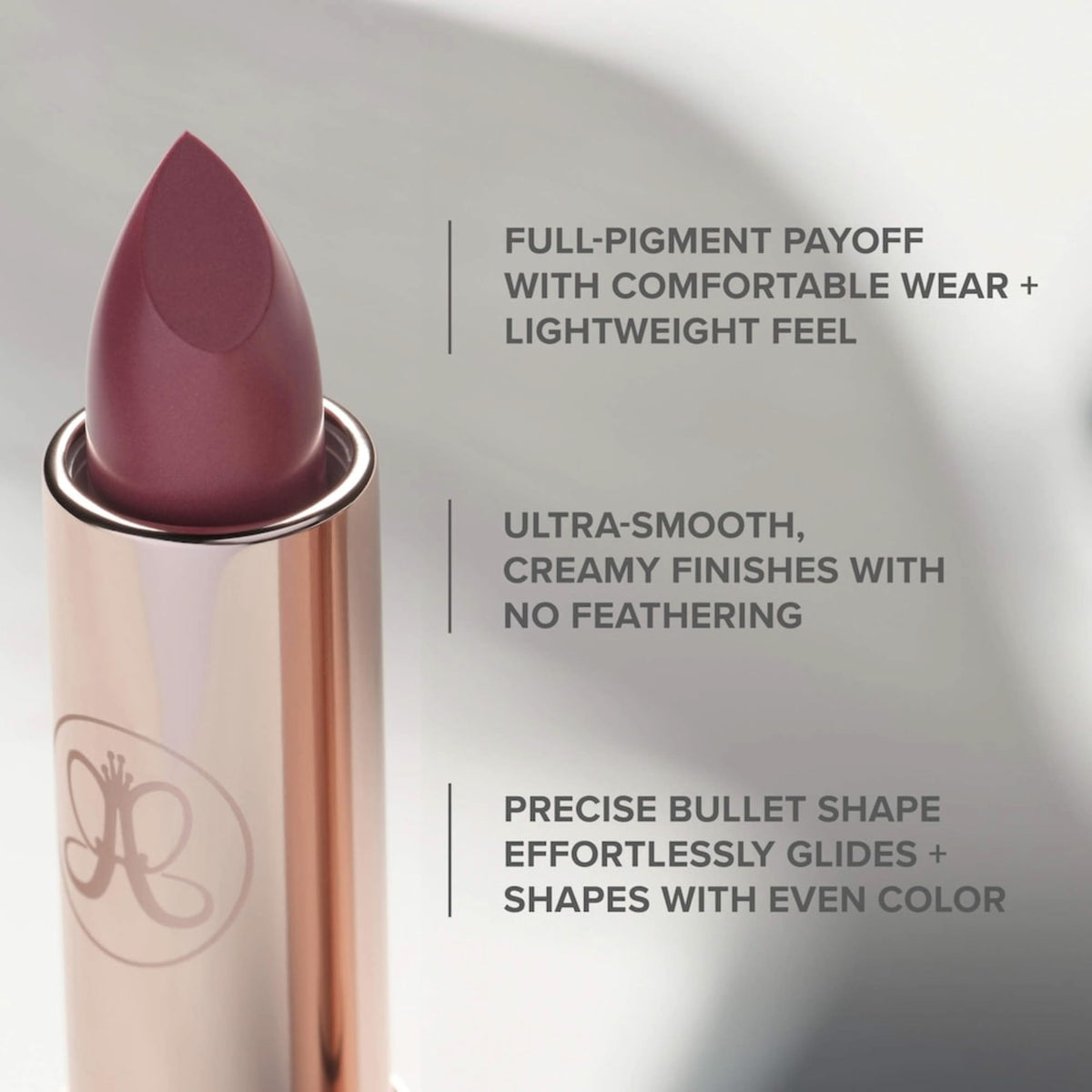 Gray Anastasia Beverly Hills - Satin Lipstick Full-Pigment Luminous Cream