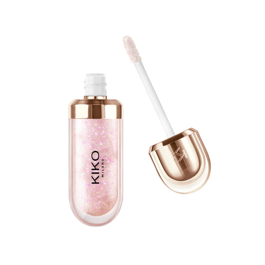 White Smoke KIKO Milano 3D Hydra Lipgloss Limited Edition, 41 Rosy Glares