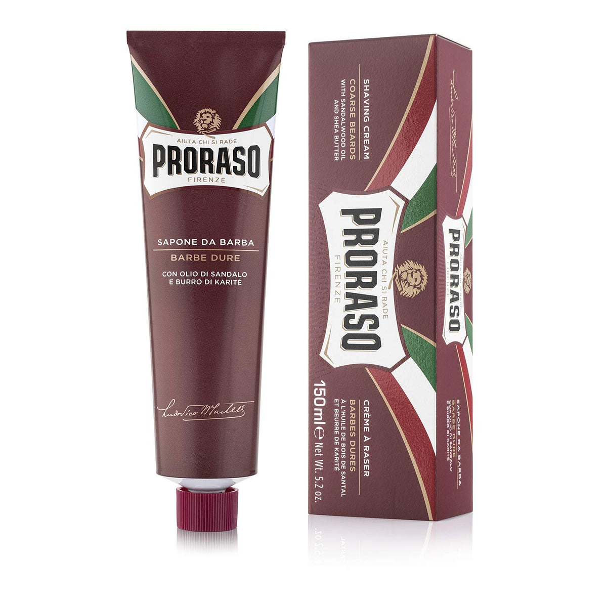 White Smoke Proraso Shaving Cream - Sandalwood Oil & Shea Butter