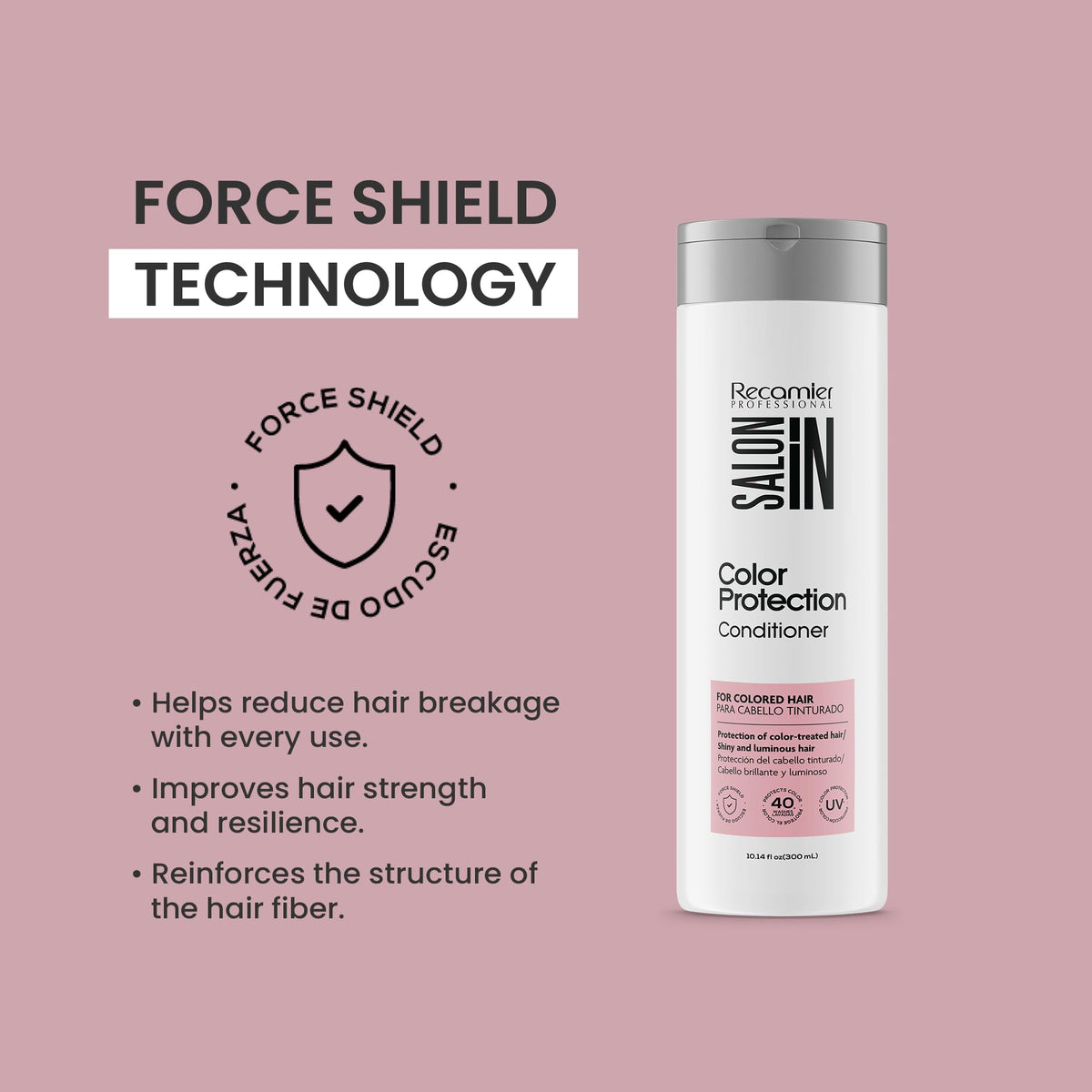 Dark Gray Salon In Color Protection Conditioner for Color-Treated Hair, Color Care